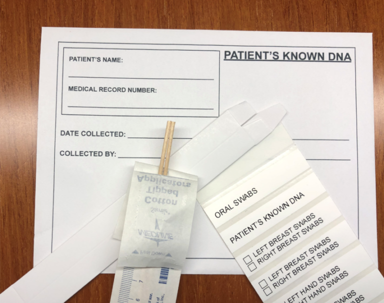 Patient’s Dna Swabs Fta Card Texas Evidence Collection Protocol